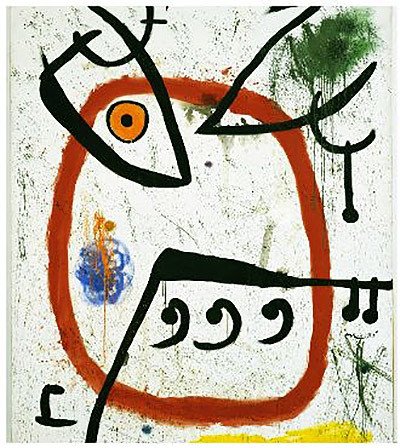 Joan Miró. Mujer española, 1972.