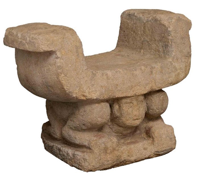Silla manteña (800-1532 d.C., Ecuador). Museo de América.