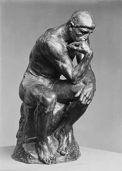 Auguste Rodin. Pensador. Modelado  en 1881, ejecutado en bronce hacia 1910. Gift of Thomas F. Ryan, 1910. MET Museum