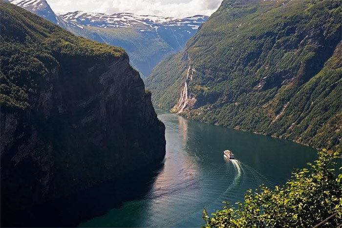 El fiordo de Geiranger. Imagen Hurtigruten