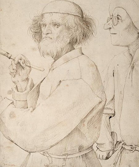 Pieter Bruegel el Viejo. El pintor y el comprador, hacia 1565. Albertina, Wien