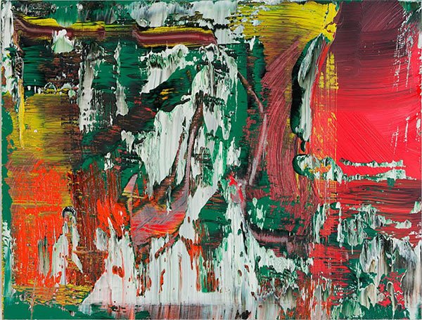 Gerhard Richter. Pintura abstracta, 2016. Óleo sobre aluminio