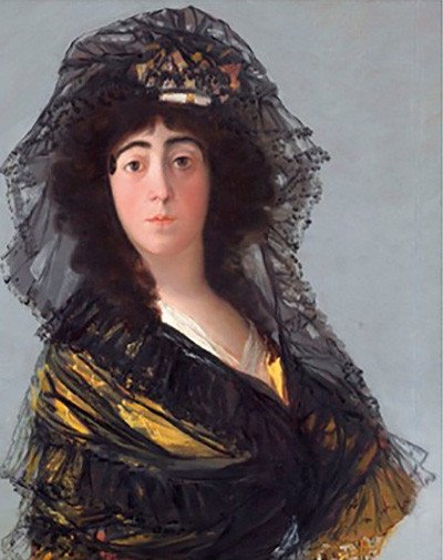La duquesa de Alba. Francisco de Goya. 1797. Detalle.