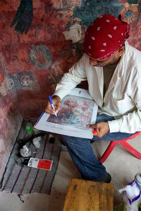 Restauradores del Centro INAH Chiapas han recuperado integralmente las escenas. Foto Cortesía Haydeé Orea INAH