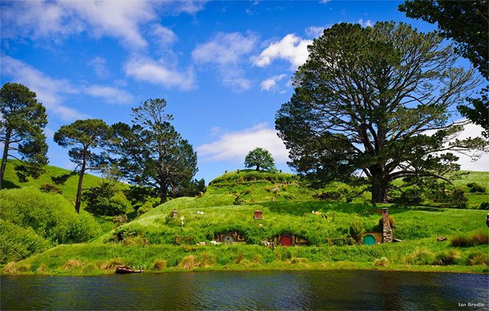 El conjunto de películas de los Hobbit se ha convertido en una atracción de Nueva Zelanda. Imagen Ian Brodie