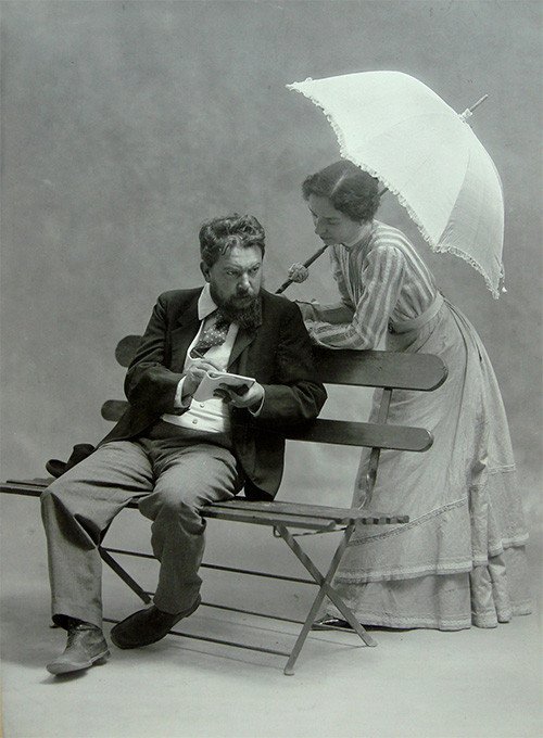 Joaquín Sorolla y Clotilde García del Castillo. Valencia, 1901. Antonio García.