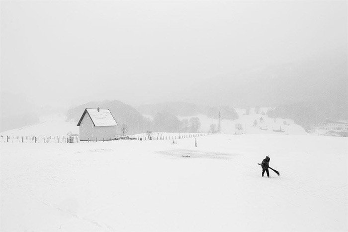 El belga Frederik Buyckx fue nombrado fotógrafo el año, por la mejor serie de fotografías, por sus paisajes nevados  © Frederik Buyckx, 2017 Sony World Photography Awards
