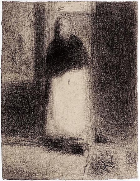 Georges Seurat. Portera (Concierge). 1884.