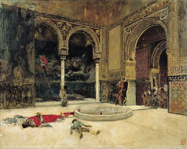 Mariano Fortuny. La matanza de los Abencerrajes. 1870. Museu Nacional d´Art de Catalunya, Barcelona.
