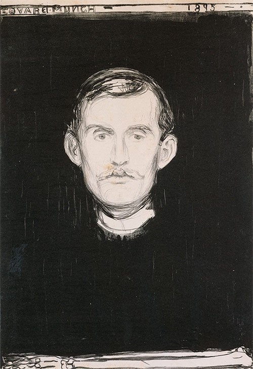 Autorretrato. Edvard Munch. Museum De Reede.