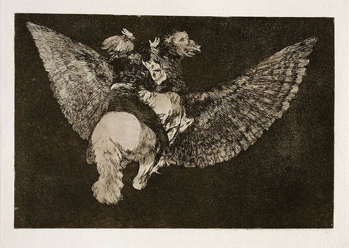 Disparate volante. Francisco Goya. Museum De Reede.