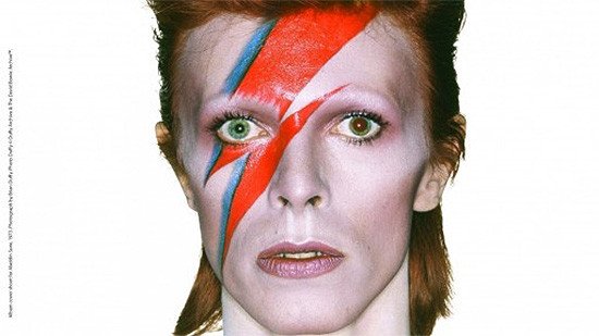 Album cover shoot for Aladdin Sane, Photograph by Brian Duffy. The David Bowie Archive