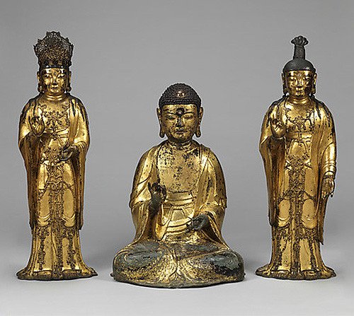 Amitabha triad. The National Museum of Korea. 1333.
