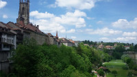 Vista de la ciudad de Friburgo...