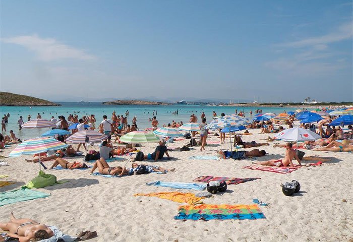 Playa de ses Illetes, Formentera. Imagen de José Manuel Fernández Miranda. Guiarte.com