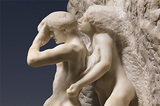 Orfeo y Eurídice (Orpheus and Eurydice). 1887. Auguste Rodin (Paris 18401917 Meudon).