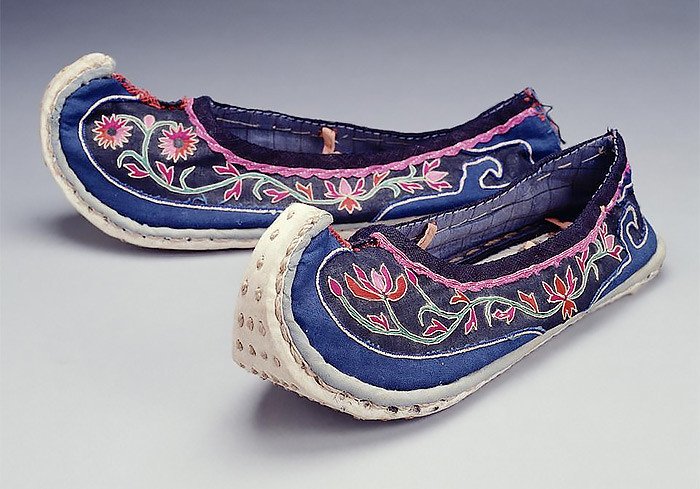 Zapatos de mujer, finales del XIX-principios del XX.