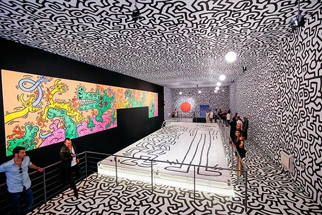 Exposición de Keith Haring. Foto cortesía de La Nave Salinas.