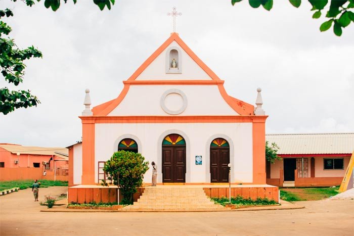 La catedral actual, Nossa Senhora da Conceição, en Mbanza Kongo. © INPC/ Joost De Raeymaeker/UNESCO