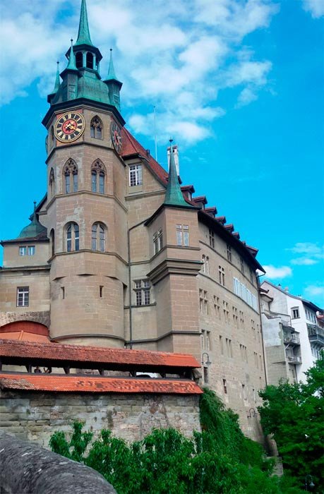 El Ayuntamiento de Friburgo se alza donde estaba la fortaleza de los Zähringen. Imagen de Guiarte.com