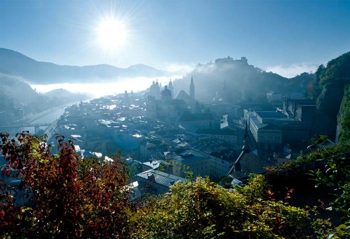 Salzburgo, la espléndida ciudad estado barroca, cumple este año 20 años como Patrimonio Mundial de la UNESCO. Imagen Turismo de Salzburgo