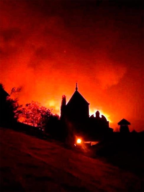 Incendio del pasado abril en Montes de Valdueza (León) un paraje de altísimo valor ecológico. Guiarte.com