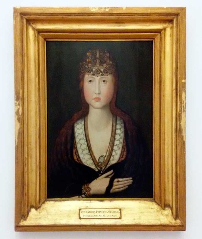 La princesa Santa Joana, un personaje clave en la historia de Aveiro. Pintura del siglo XV. Guiarte.com