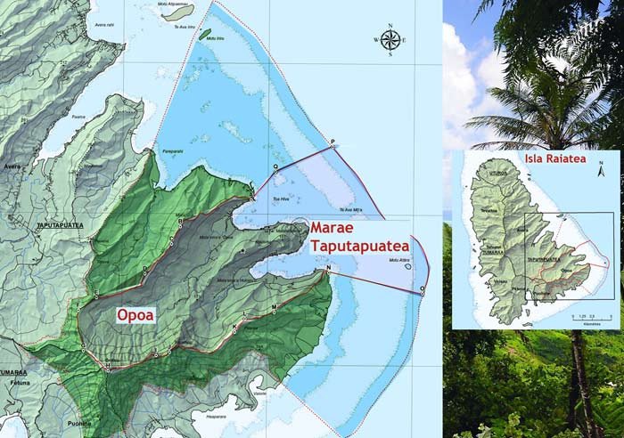 En la  En la isla de Raiatea (Polinesia Francesa) está Taputapuatea un sitio Patrimonio Mundial de la UNESCO. 