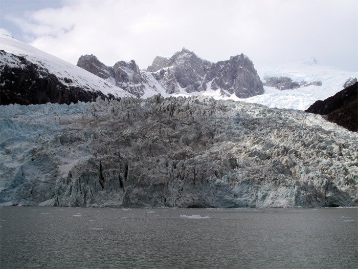 El Glaciar Pia, uno de los puntos a los que acuden los cruceros de Australis. Imagen de Beatriz Alvarez. 