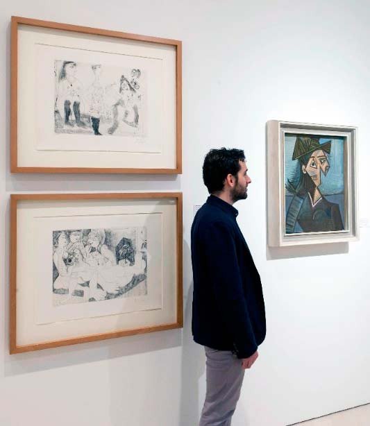 Exposición Y Fellini soñó con Picasso Foto: Jesús Domínguez © Museo Picasso Málaga