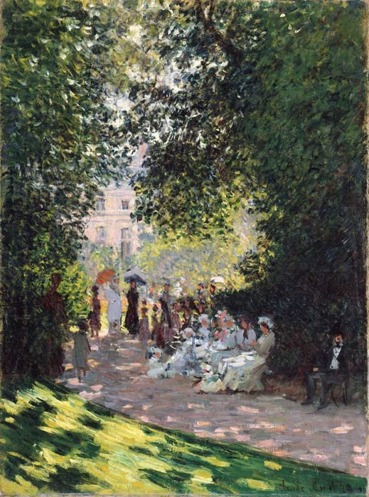 Claude Monet . El parque Monceau, 1878. The Metropolitan Museum of Art, New York/The Mr. and Mrs. Henry Ittleson Jr. Purchase Fund,