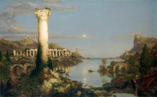 Thomas Cole. The Course of Empire: Destruction, 1836. Cortesía, the New-York Historical Society © Collection of The New-York Historical Society, New York / Digital image by Oppenheimer Editions