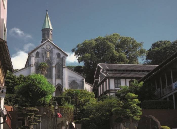 Catedral de Oura. Incluida como Patrimonio Mundial de la UNESCO, por su vinculación a los sitios ocultos cristianos de Japón. Japan Cultural Heirtage Consultancy Co © Nagasaki Préfecture