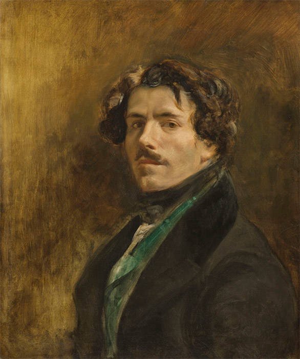 Eugène Delacroix. Autorretrato. Musée du Louvre, Paris. © RMNGrand Palais / Art Resource, NY / Michel Urtado