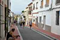 La pintoresca calle de San Fra...