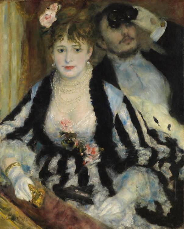 Pierre-Auguste Renoir. El Palco, 1874. © The Samuel Courtauld Trust, The Courtauld Gallery, London