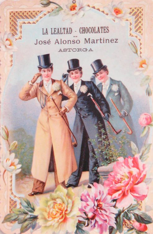Cartel de una industria chocolatera, en el Museo del Chocolate de Astorga. Imagen de Guiarte.com