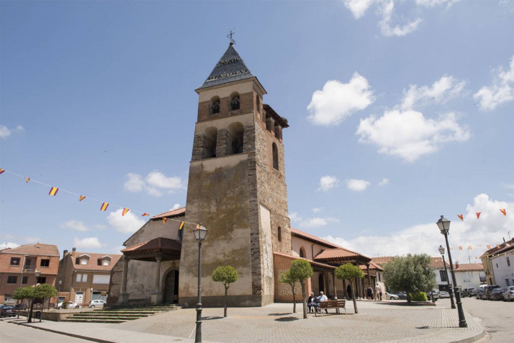 Iglesia de Santa Marina del Rey, lugar que contaba al menos con dos hospitales de peregrinos en la Edad Media. Imagen Beatriz Alvarez