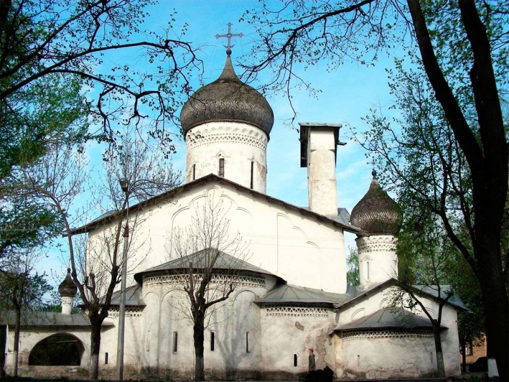Iglesia de San Nicolás en Usokhi, siglo XVI. Vista desde el sur. A.G. Kalinenko ©  Institución estatal de Cultura "Centro de Investigación y Desarrollo para la Conservación y Uso de Monumentos Históri