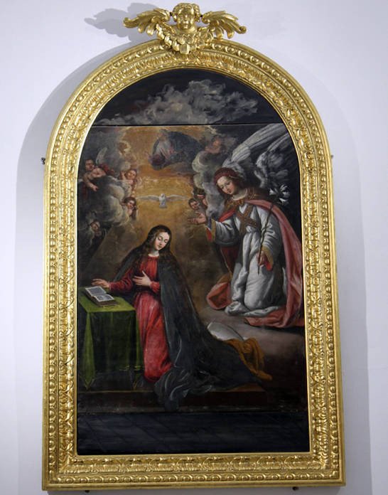 Uno de los grandes lienzos de tema mariano (S.XVII) del monasterio de las dominicas de Almagro