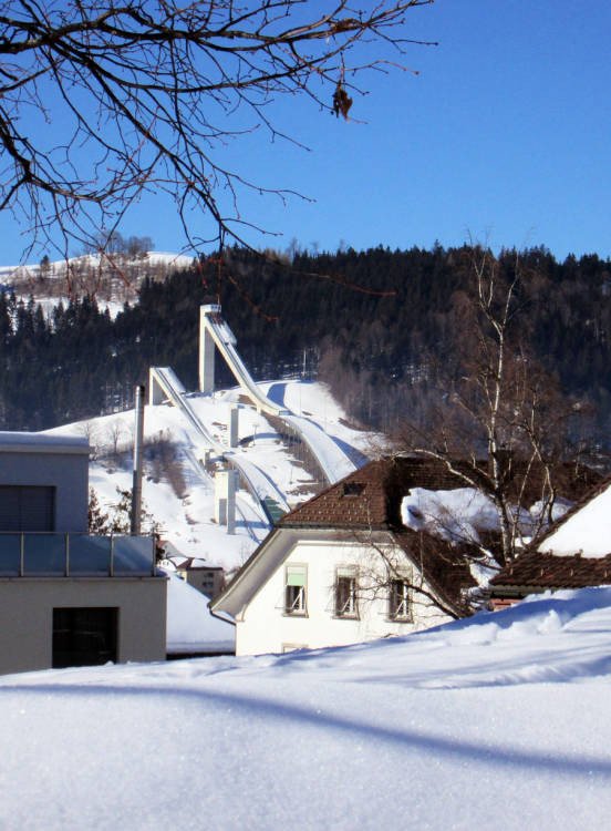Einsiedeln, con el encanto de la nieve, en los días de invierno. Guiarte.com