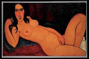 Modigliani pintaba el cuerpo bello y sin accesorios