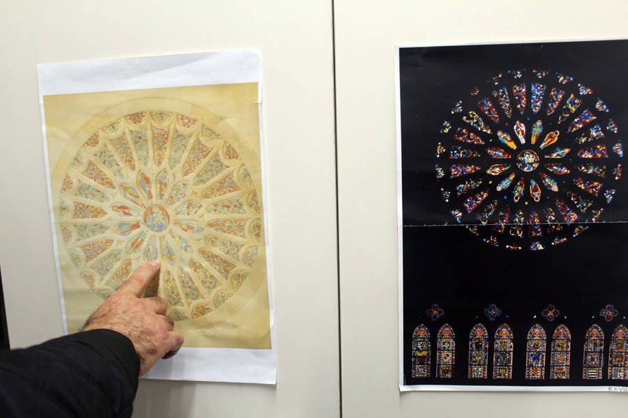 Imagen de Un enigma en las vidrieras de la Catedral de León 