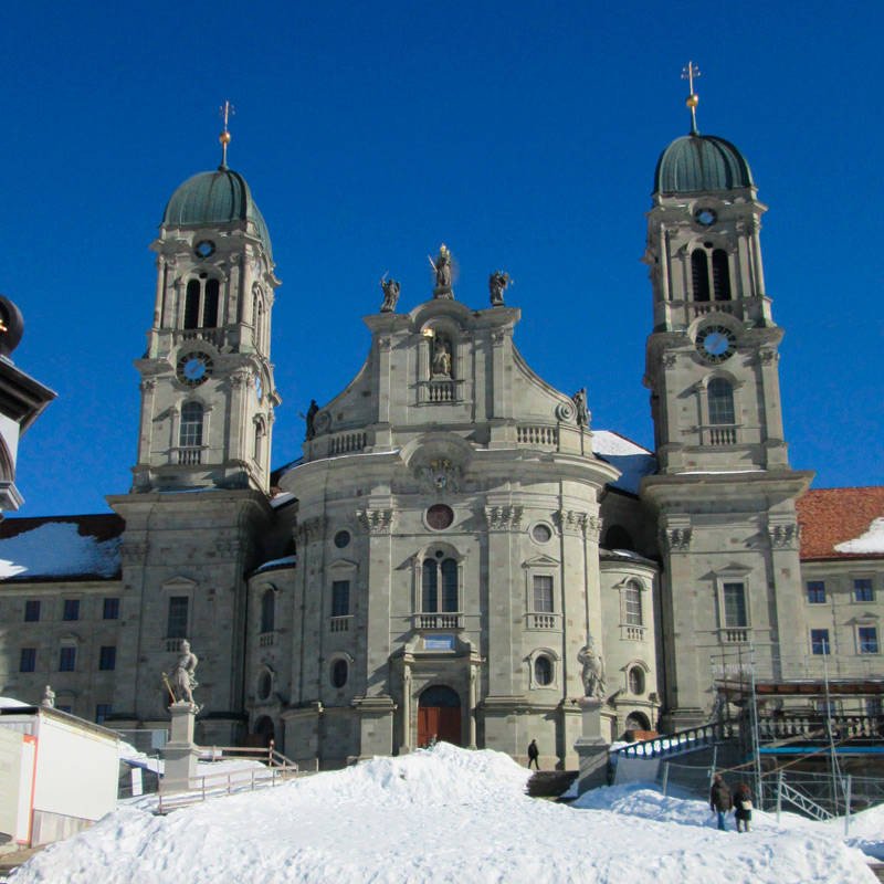 Monasterio de Einsiedeln, punto clave de la ruta de peregrinos desde Centroeuropa. Imagen de Tomás Alvarez/Guiarte.com