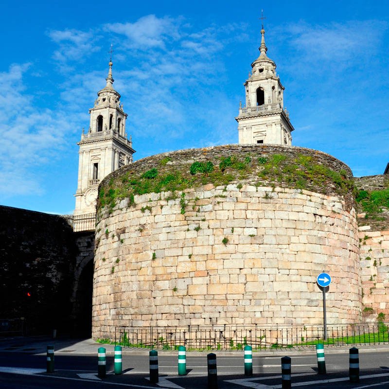 Lugo, una ciudad admirada por el viajero alemán, por su calidad monumental. Imagen de Tomás Alvarez/Guiarte.com