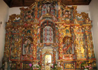 Bello retablo barroco de la ig...