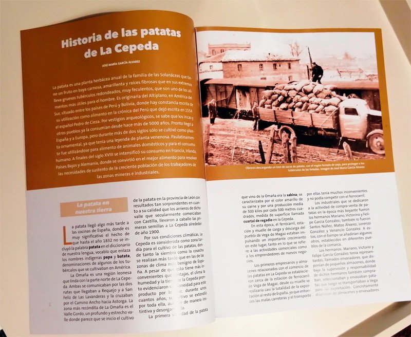 La revista cultura de la Cepeda tambien trata sobre los aspectos económicos de la comarca.