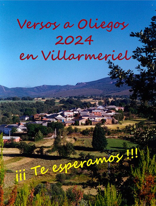 Imagen de Versos a Oliegos 2024 en Villarmeriel