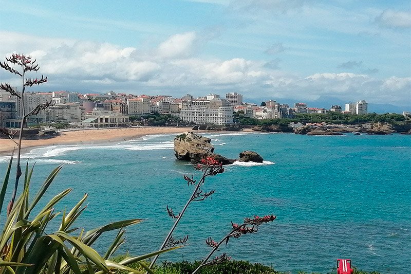 Biarritz, desde el entorno del faro de la Punta de San Martín. Tomás Alvarez. Guiarte.com