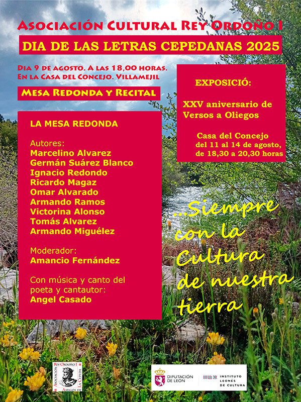 Llega el Dia de las Letras Cepedanas 2025